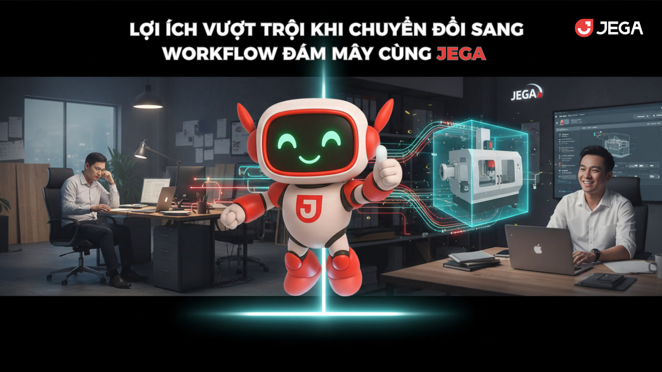 So Sánh Workflow Truyền Thống vs JEGA Cloud Design: Bài Toán Tối Ưu Lợi Nhuận Gấp 2 Lần Cho Xưởng Nội Thất