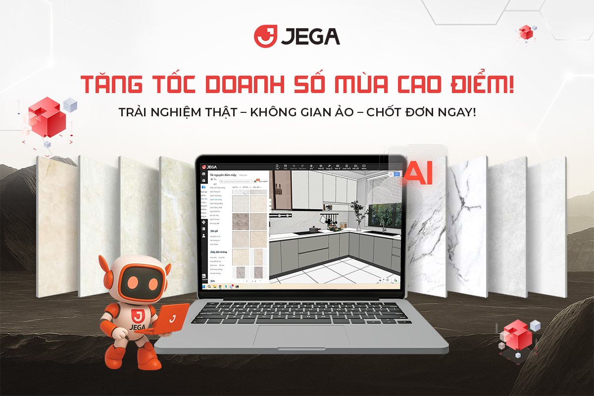 JEGA Cloud Design – Giải pháp AI cho ngành vật liệu hoàn thiện