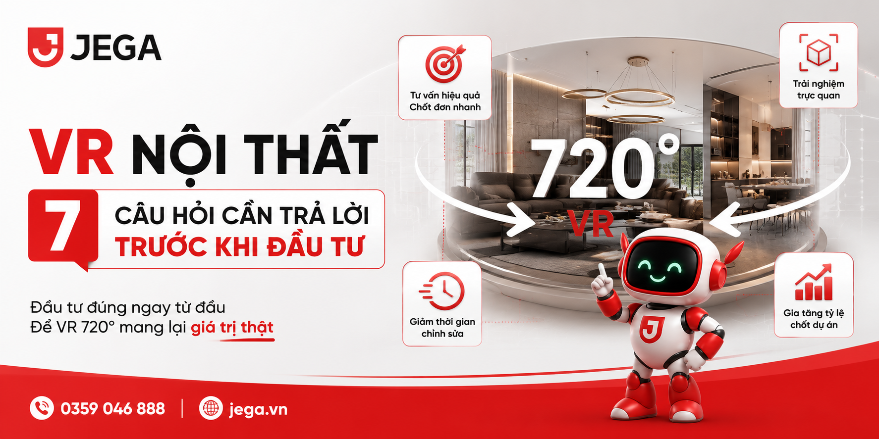 Trước khi đầu tư VR 720°, doanh nghiệp nội thất cần trả lời 7 câu hỏi này
