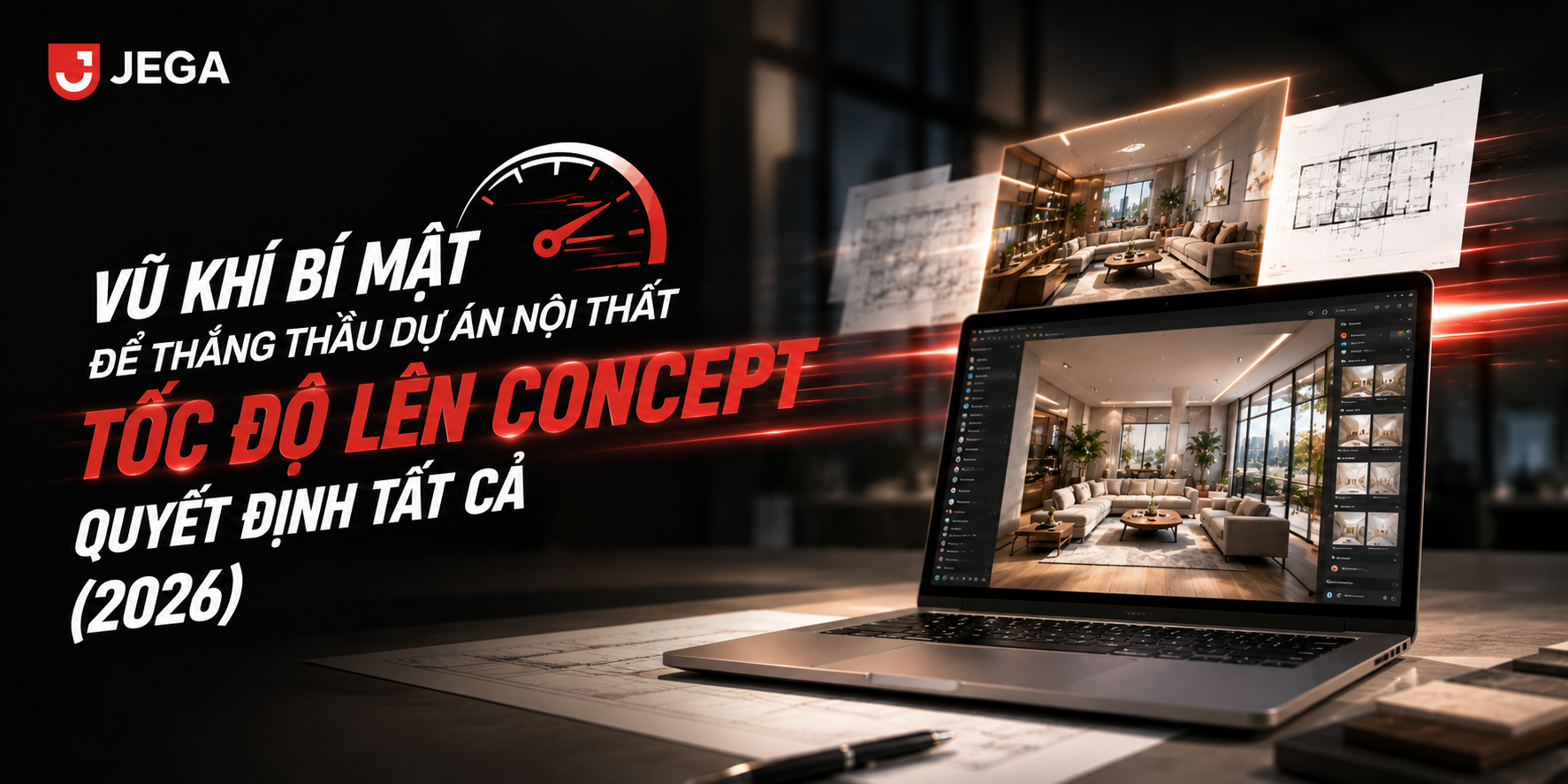 Vũ Khí Bí Mật Để Thắng Thầu Dự Án Nội Thất: Khi "Tốc Độ Lên Concept" Quyết Định Tất Cả (2026)