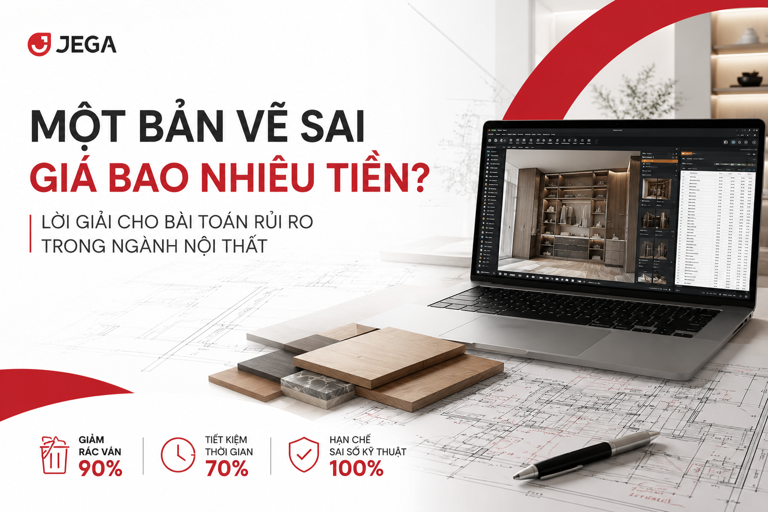 Một Bản Vẽ Sai Giá Bao Nhiêu Tiền? Lời Giải Cho Bài Toán Rủi Ro Trong Ngành Nội Thất