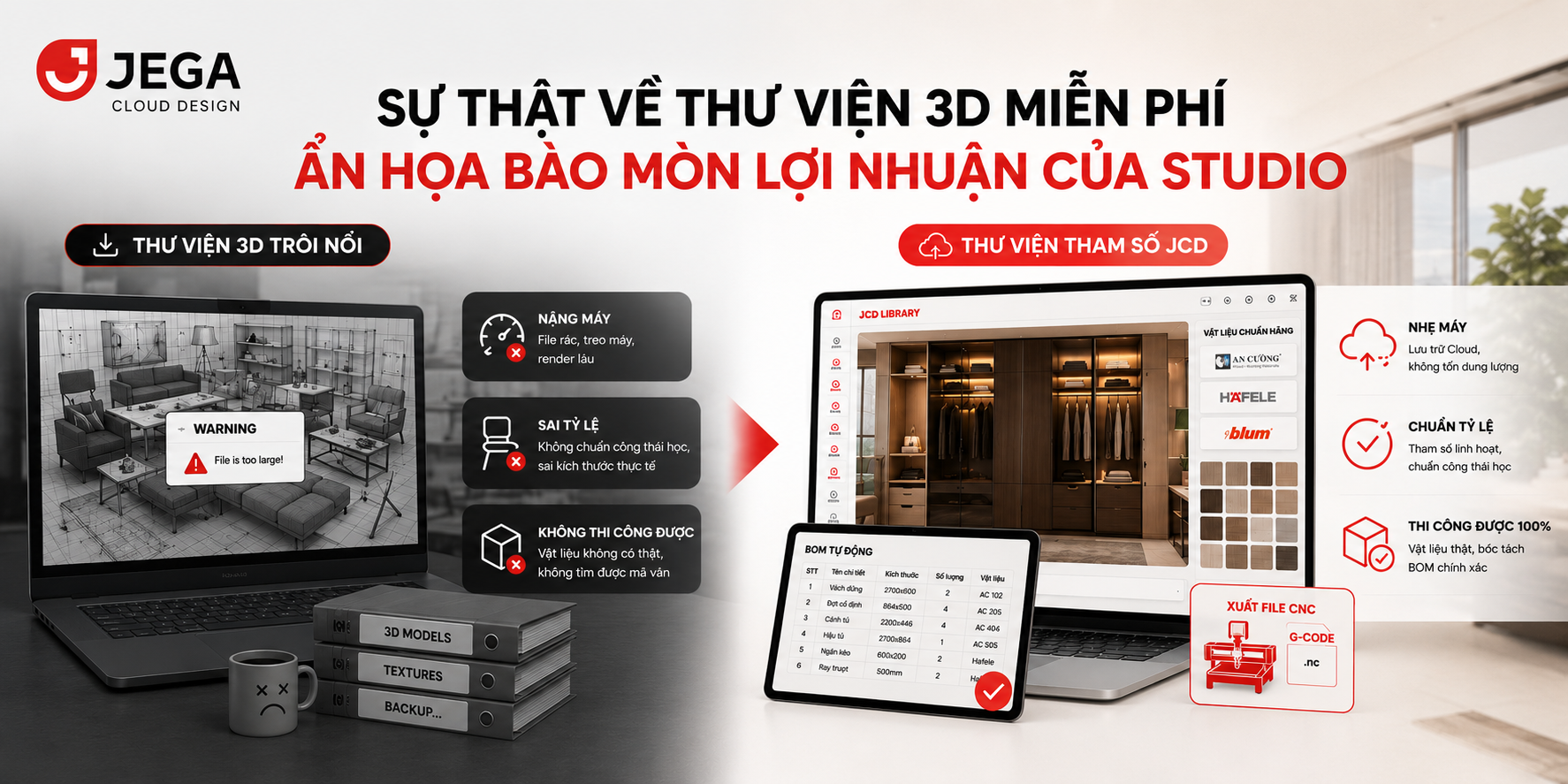 Sự Thật Về Thư Viện 3D Miễn Phí: Ẩn Họa Bào Mòn Lợi Nhuận Của Các Studio