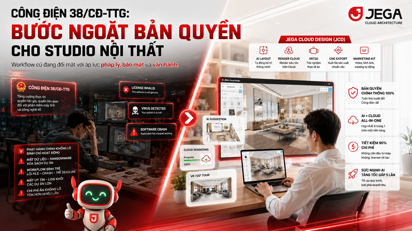 CÔNG ĐIỆN 38/CĐ-TTG: BƯỚC NGOẶT BẢN QUYỀN VÀ LỐI THOÁT CHO STUDIO NỘI THẤT VIỆT