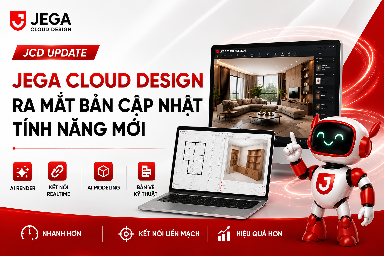 JEGA Cloud Design chính thức ra mắt bản cập nhật tính năng mới