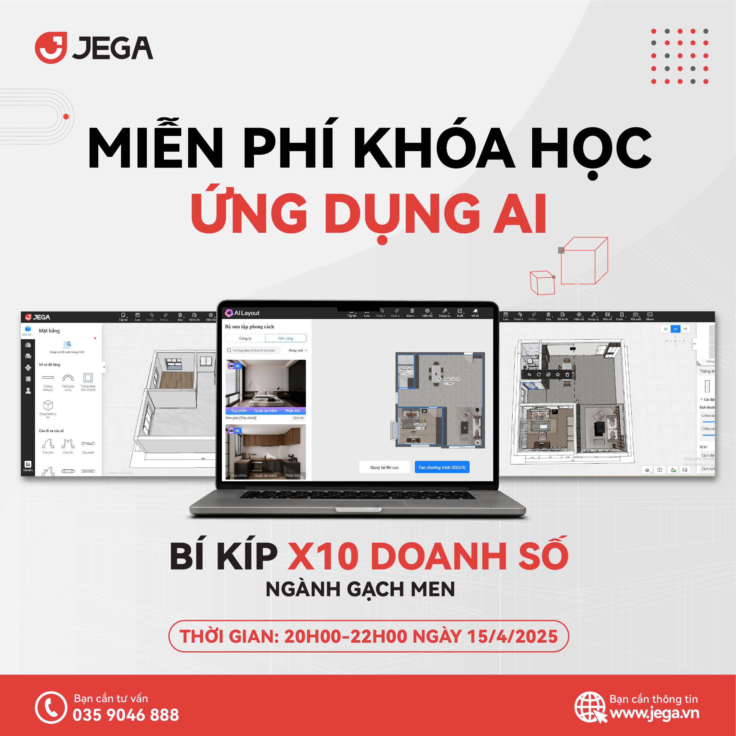 JEGA ORGANIZES AN AI APPLICATION COURSE – THE SECRET TO 10X SALES IN THE CERAMIC TILE INDUSTRY