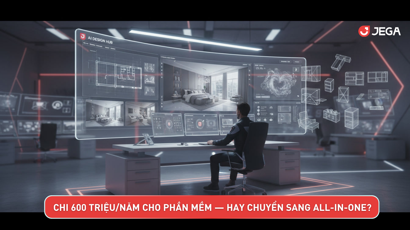 Top phần mềm thiết kế nội thất bản quyền thay thế AutoCAD và 3dsMax tiết kiệm nhất 2026