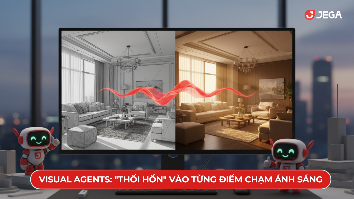 Visual Agent: "Vũ Khí" AI Tạo Render Cảm Xúc Và Marketing Siêu Tốc Cho Doanh nghiệp Nội Thất