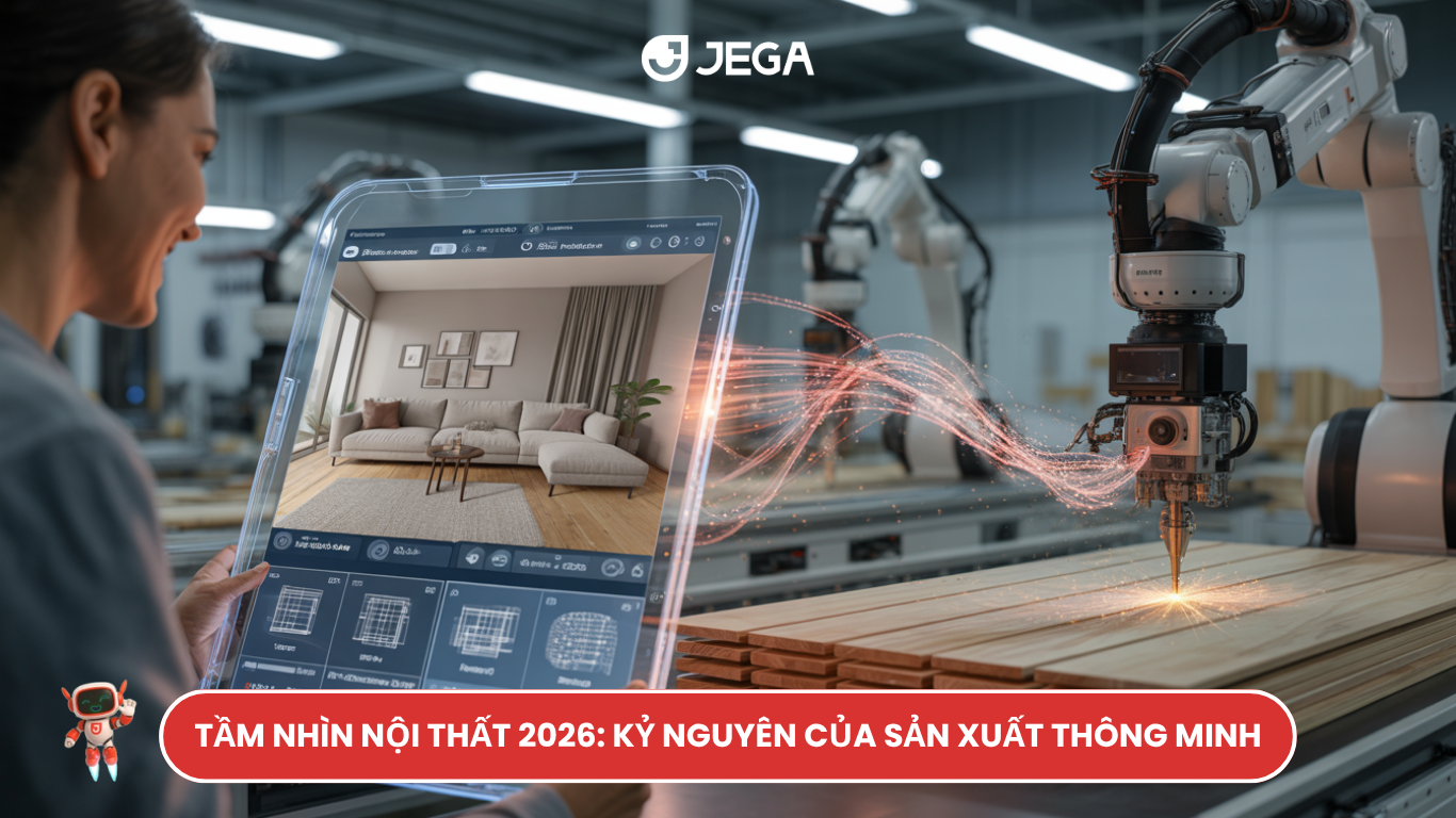 TẦM NHÌN 2026: KHI AI TRỞ THÀNH "HỆ ĐIỀU HÀNH" QUẢN LÝ SẢN XUẤT NỘI THẤT THẾ HỆ MỚI