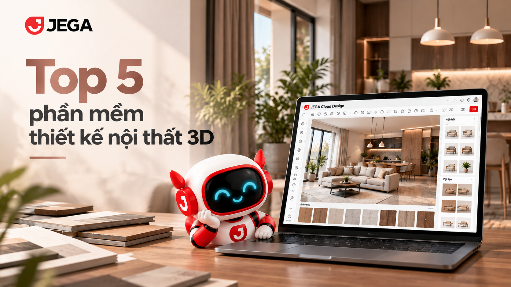 Top 5 phần mềm thiết kế nội thất 3D tốt nhất & Xu hướng Cloud Design 2026
